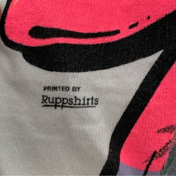 Vintage Tee Shirt Tank Top Salty Dog Surf Naked Adult Size Small Neon 1980 - Picture 8 of 9